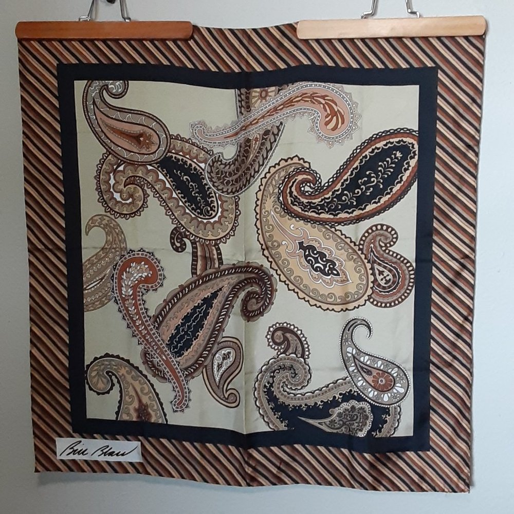 Vintage Bill Blass Silk Scarf